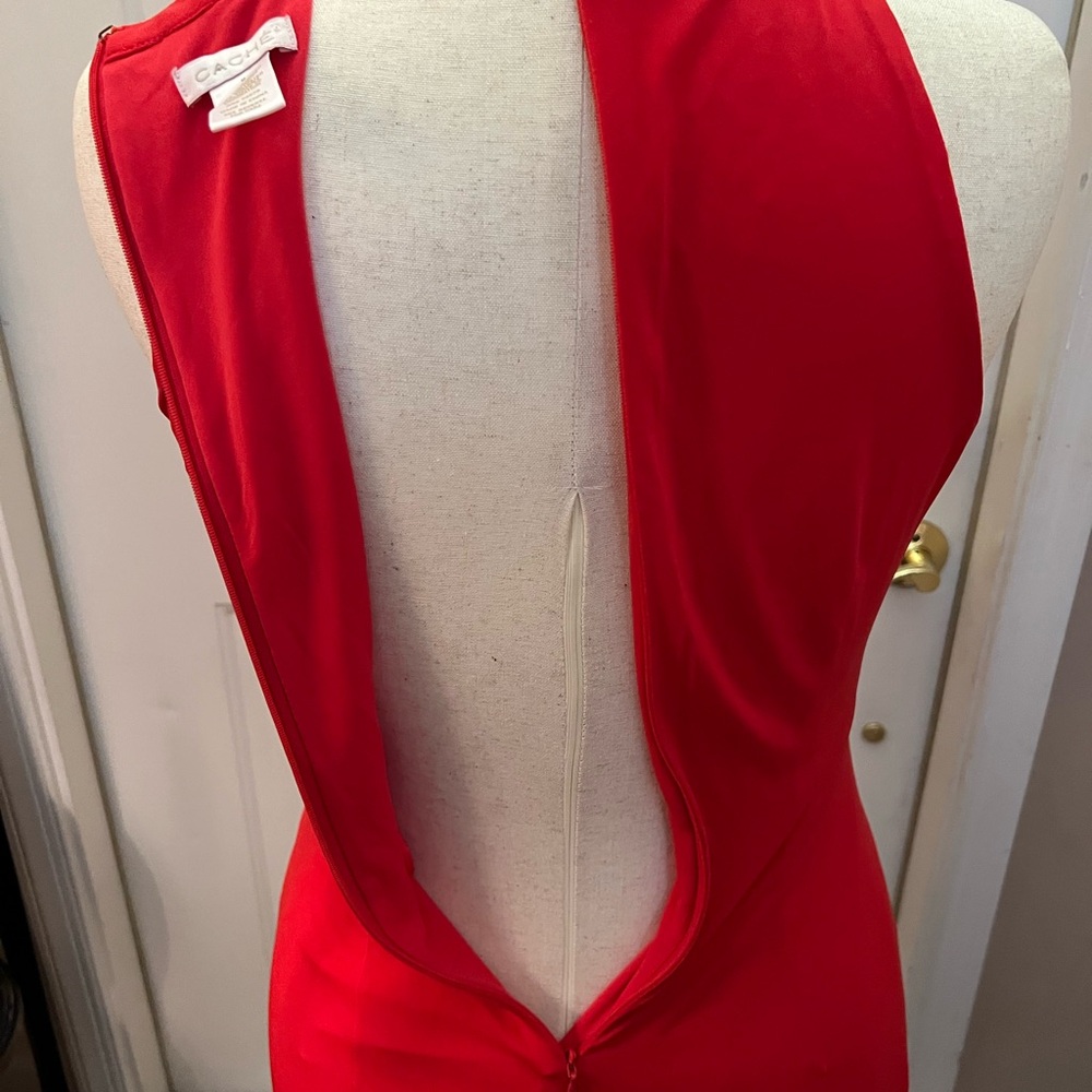 Cache Red Strapless Dress - Picture 8 of 8